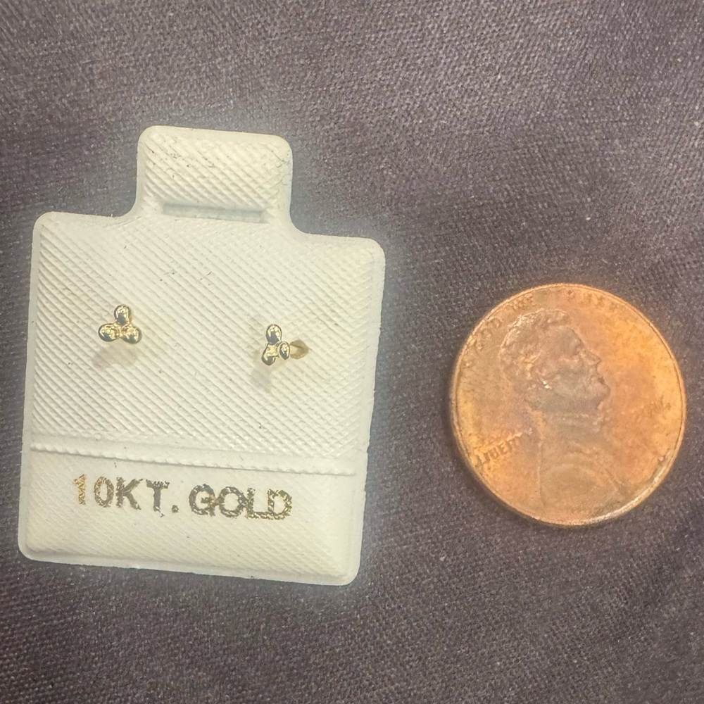 10KT Gold Stud Earrings